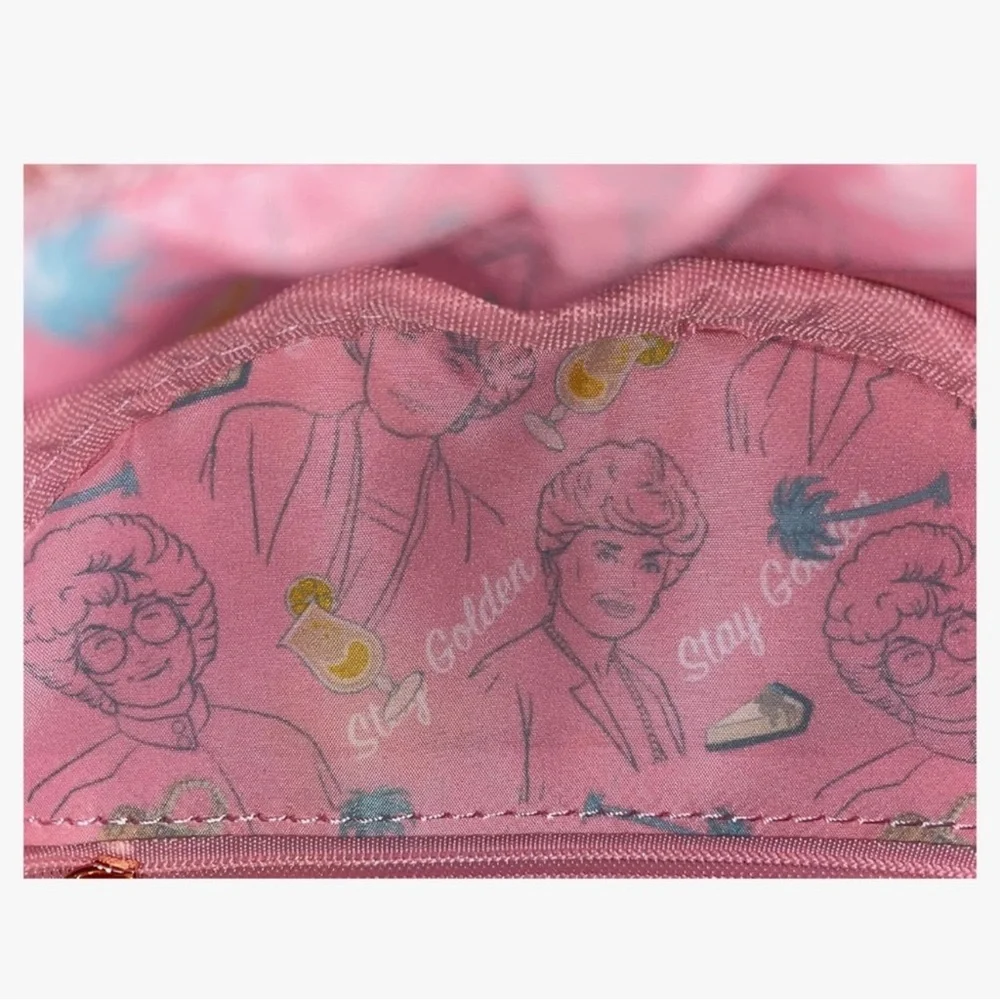 Loungefly The Golden Girls Television Show Stay Golden Mini Backpack